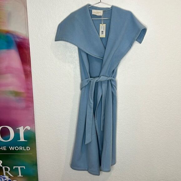 NWT Ramy Brook Davis Wrap Vest Jacket in Twilight Medium Revolve - Picture 8 of 14